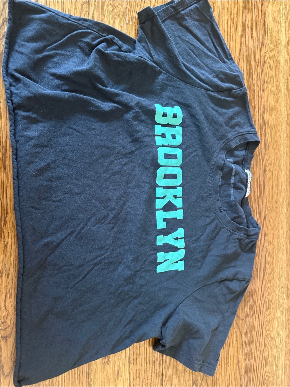 junior Tee with Teal 'Brooklyn' Graphic